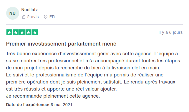 Témoignage Investissement locatif.com