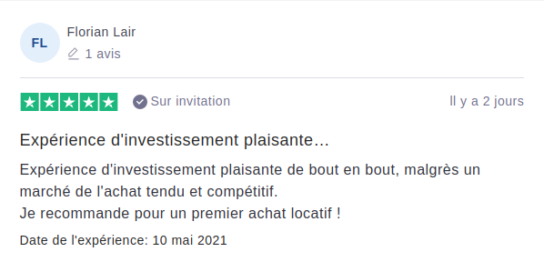 Témoignage Investissement locatif.com