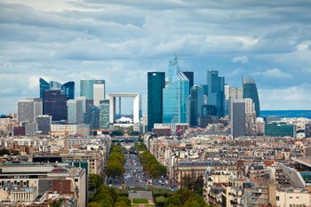 Photo la défense quartier affaires paris